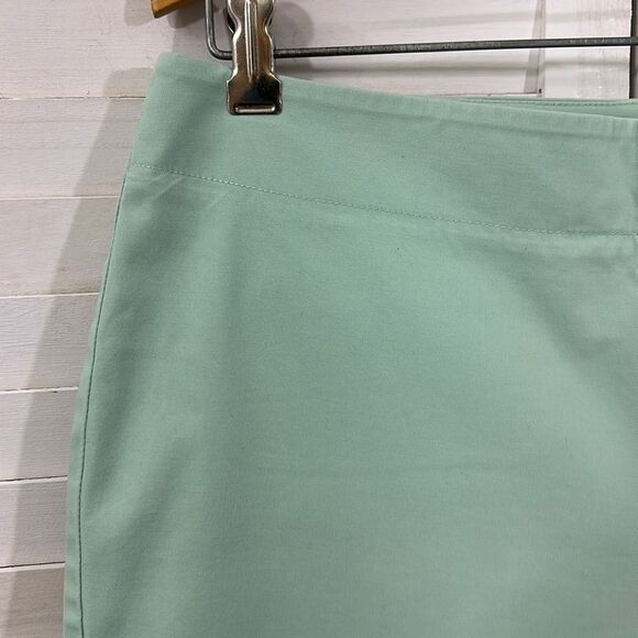 Talbots Crop Pants Size 10 Heritage Mint Green - Picture 4 of 12